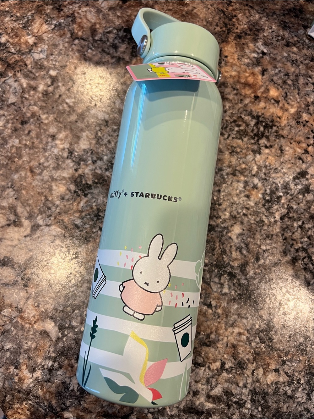 Starbucks x Miffy Mint Green Stainless Steel 27oz Bottle